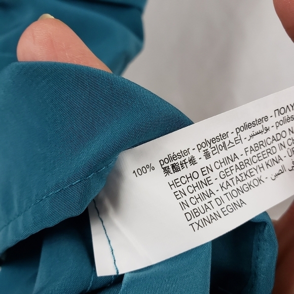 Zara Ruffle Mini Dress Duck Blue - Picture 7 of 10